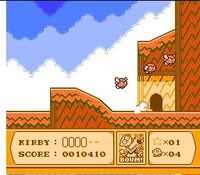 une photo d'Ã©cran de Kirby s Adventure sur Nintendo Nes